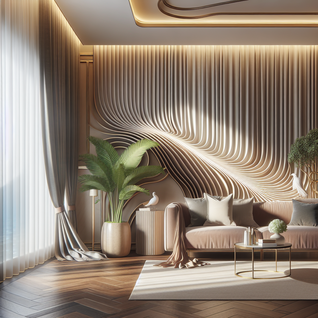 L'Art de la Tringle Wave : Créez un Intérieur Éblouissant